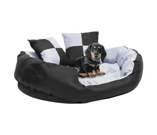 Suņu Matracis, Pelēks Ar Melnu, Divpusējs, 85X70X20 Cm Vidaxl