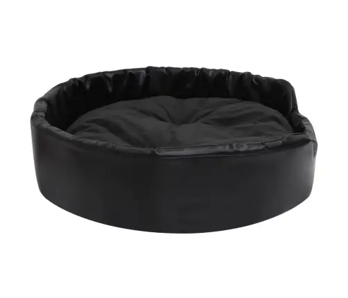 Guolis Šunims, Juodos Spalvos, 90X79X20cm Pliušas/Dirbtinė Oda