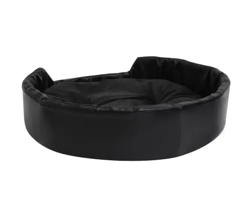 Suņu Gulta, Melna, 90X79X20 Cm, Plīšs, Mākslīgā Āda Vidaxl