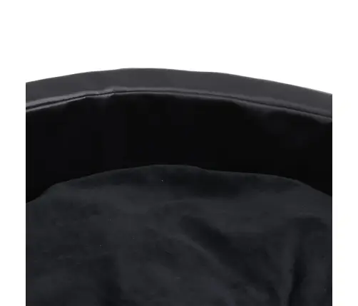 Suņu Gulta, Melna, 90X79X20 Cm, Plīšs, Mākslīgā Āda Vidaxl