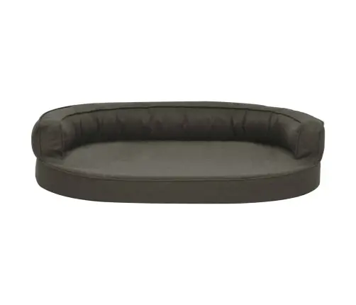 Ergonomiška Lova Šunims, Tamsiai Pilka, 75X53cm Lino Imitacija