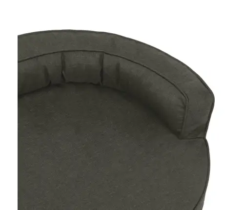 Ergonomiška Lova Šunims, Tamsiai Pilka, 75X53cm Lino Imitacija