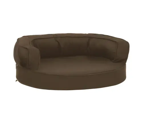 Ergonomiska Suņu Gulta, 60X42 Cm, Lina Dizains, Brūna Vidaxl