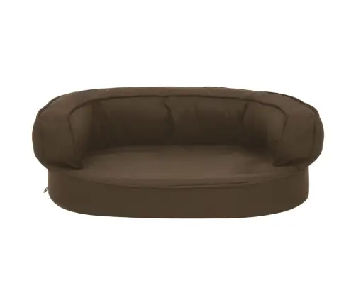 Ergonomiska Suņu Gulta, 60X42 Cm, Lina Dizains, Brūna Vidaxl