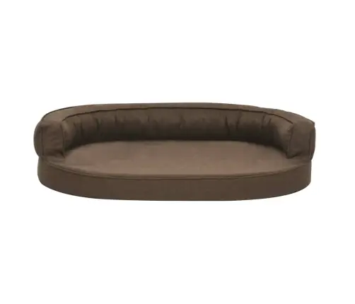 Ergonomiška Lova Šunims, Ruda, 75X53cm Lino Imitacija