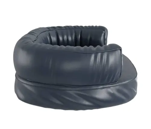 Ergonomiska Suņu Gulta, Tumši Zila, 60X42 Cm, Mākslīgā Āda Vidaxl