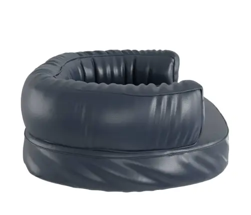 Ergonomiska Suņu Gulta, Tumši Zila, 75X53 Cm, Mākslīgā Āda Vidaxl