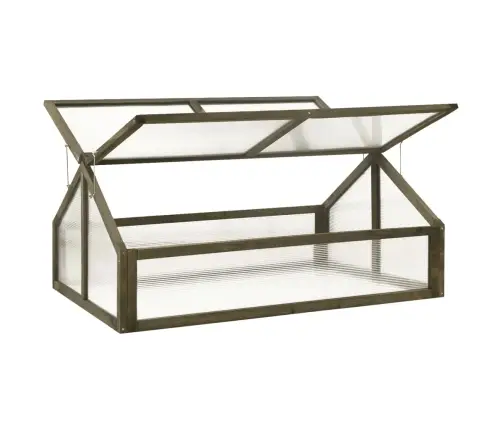 Šiltnamis, Pilkos Spalvos, 114X80X50cm Eglės Mediena