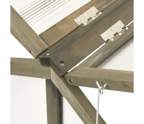 Šiltnamis, Pilkos Spalvos, 114X80X50cm Eglės Mediena