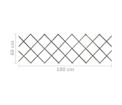 Špaleru Žogi, 5 Gab., 180X60 Cm, Pelēki, Egles Masīvkoks Vidaxl
