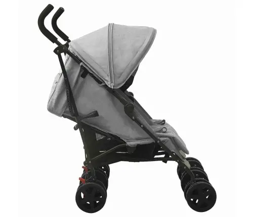 Dvīņu Ratiņi, Tērauds, Gaiši Pelēki Vidaxl