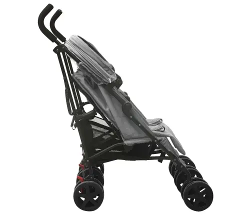 Dvīņu Ratiņi, Tērauds, Gaiši Pelēki Vidaxl