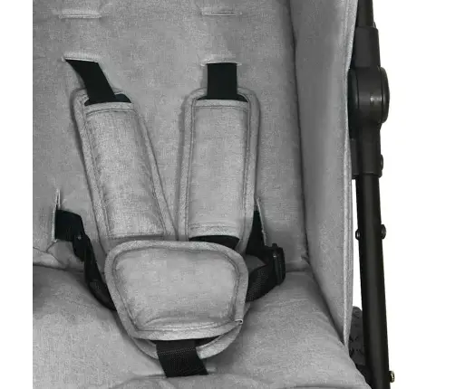 Dvīņu Ratiņi, Tērauds, Gaiši Pelēki Vidaxl