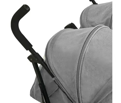 Dvīņu Ratiņi, Tērauds, Gaiši Pelēki Vidaxl