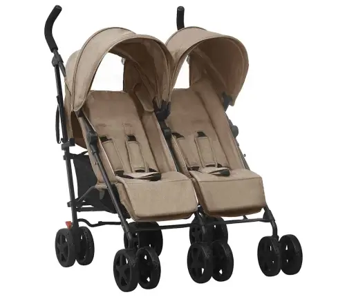 Dvīņu Ratiņi, Pelēkbrūni, Tērauds Vidaxl