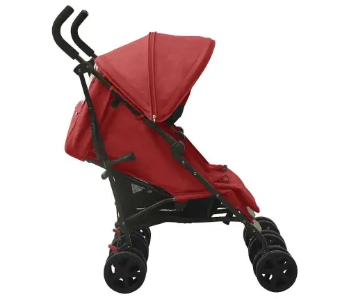 Vežimėlis Dvynukams, Raudonos Spalvos, Plienas