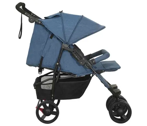 Dvīņu Ratiņi, Tumši Zili, Tērauds Vidaxl