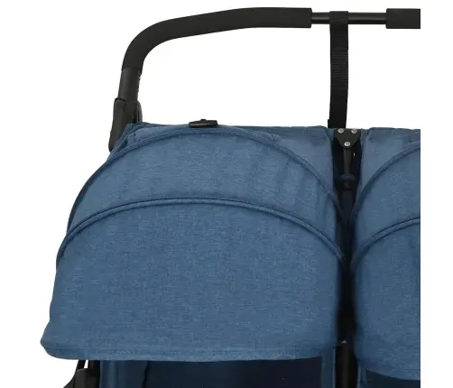 Dvīņu Ratiņi, Tumši Zili, Tērauds Vidaxl