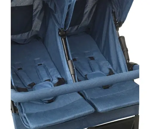 Dvīņu Ratiņi, Tumši Zili, Tērauds Vidaxl