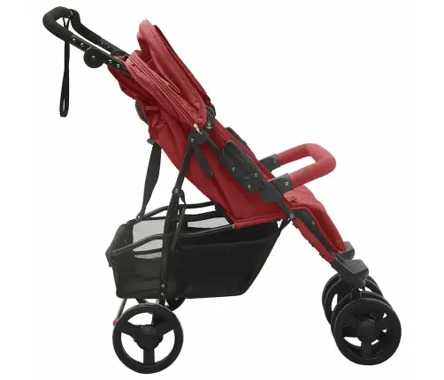 Dvīņu Ratiņi, Sarkani, Tērauds Vidaxl