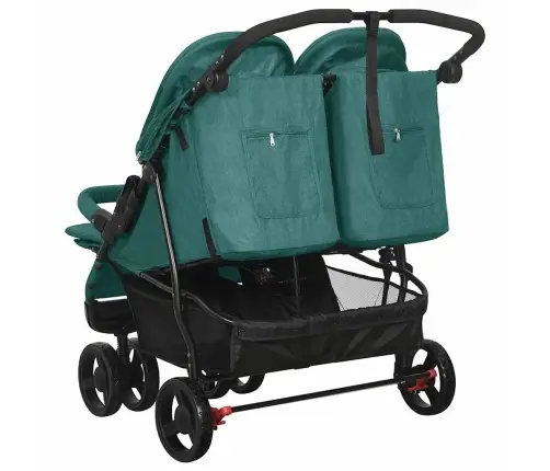 Dvīņu Ratiņi, Zaļi, Tērauds Vidaxl