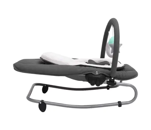 Bērnu Šūpuļkrēsls, Antracītpelēks, Tērauds Vidaxl