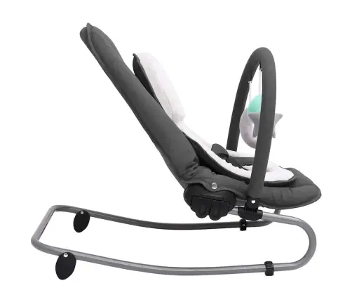 Bērnu Šūpuļkrēsls, Antracītpelēks, Tērauds Vidaxl