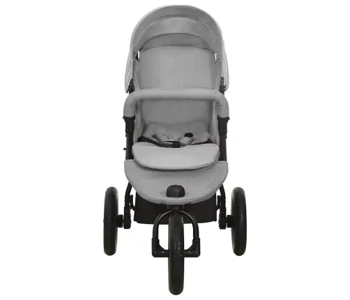 Sporta Ratiņi Gaiši Pelēki, Tērauds Vidaxl