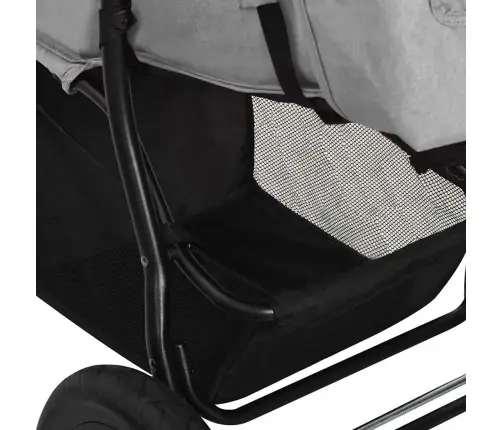 Sporta Ratiņi Gaiši Pelēki, Tērauds Vidaxl