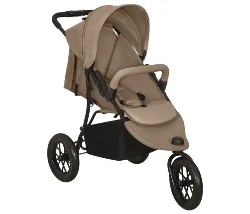 Sporta Ratiņi Tērauds, Pelēkbrūni Vidaxl