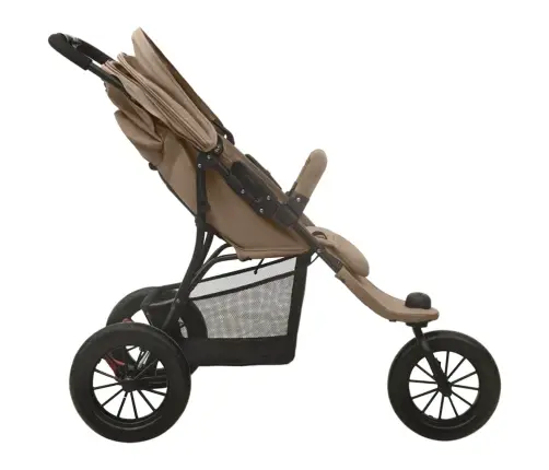 Sporta Ratiņi Tērauds, Pelēkbrūni Vidaxl