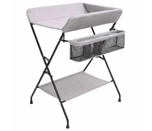 Pārtinamais Galds, Gaiši Pelēks, Dzelzs Vidaxl