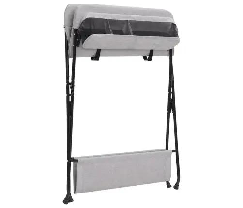 Pārtinamais Galds, Gaiši Pelēks, Dzelzs Vidaxl