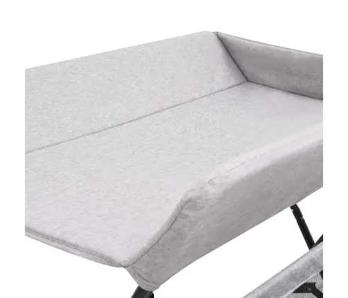 Pārtinamais Galds, Gaiši Pelēks, Dzelzs Vidaxl