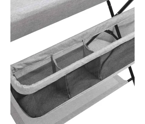 Pārtinamais Galds, Gaiši Pelēks, Dzelzs Vidaxl