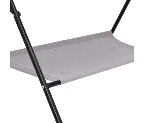 Pārtinamais Galds, Gaiši Pelēks, Dzelzs Vidaxl