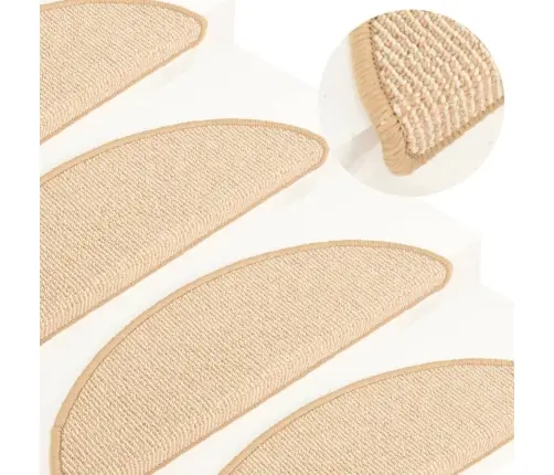 Trepimatid 15 Tk 56 X 17 X 3 Cm Kreemikad Poolringikujulised