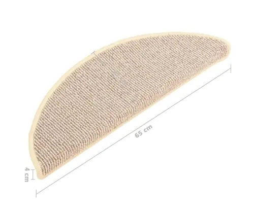Trepimatid 15 Tk 65 X 21 X 4 Cm Valged Ja Pruunid Poolringikujulised Suured