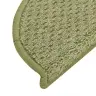 Laiptų Kilimėliai, 15Vnt., Žalios Spalvos, 65X21X4Cm