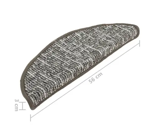 Kāpņu Paklāji, 15 Gab., Antracītpelēki, 56X17X3 Cm Vidaxl Kāpņu Paklāji, 15 Gab., Antracītpelēki, 56X17X3 Cm Vidaxl
