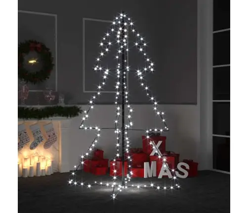 Ziemassvētku Egle, 200 Led, Telpām, Āra Teritorijai, 98X150 Cm Vidaxl