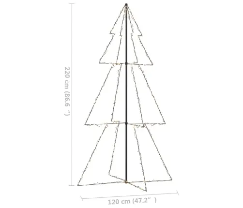 Koonusekujuline Jõulupuu 300 Ledi, Tuppa Ja Õue, 120X220 Cm