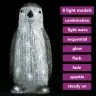 Led Ziemassvētku Pingvīna Figūra, Akrils, 30 Cm Vidaxl