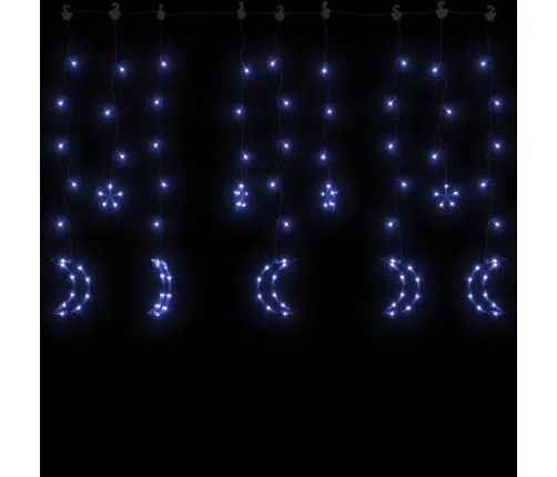 Lampiņas, Zvaigžņu Un Mēness Forma, Tālvadības Pults, 345 Led Vidaxl