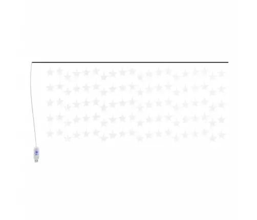 Led Lampiņu Aizkars, 500 Led, Vēsi Balts, 8 Funkcijas Vidaxl