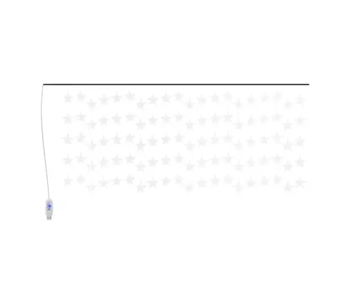 Led Žvaigždžių Užuolaida, 500 Spalvotų Led Lempučių