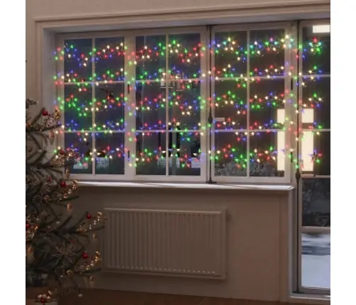 Led Žvaigždžių Užuolaida, 500 Spalvotų Led Lempučių