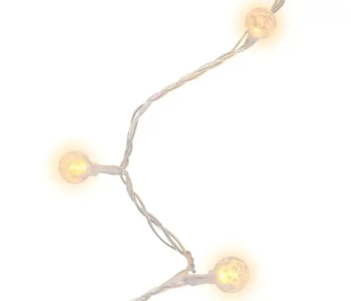 Led Lampiņu Virtene, 40 M, 400 Silti Baltas Led, 8 Funkcijas Vidaxl