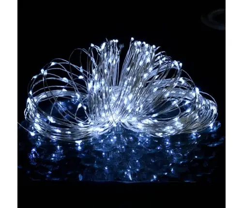 Led-Haldjatulede Kett 40M, 400 Ledi, Külm Valge, 8 Funktsiooni