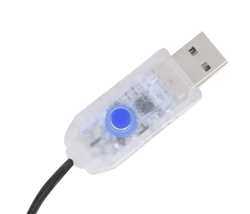 Ziemassvētku Lampiņas, 150 Led, 150 Cm, Zilas Vidaxl